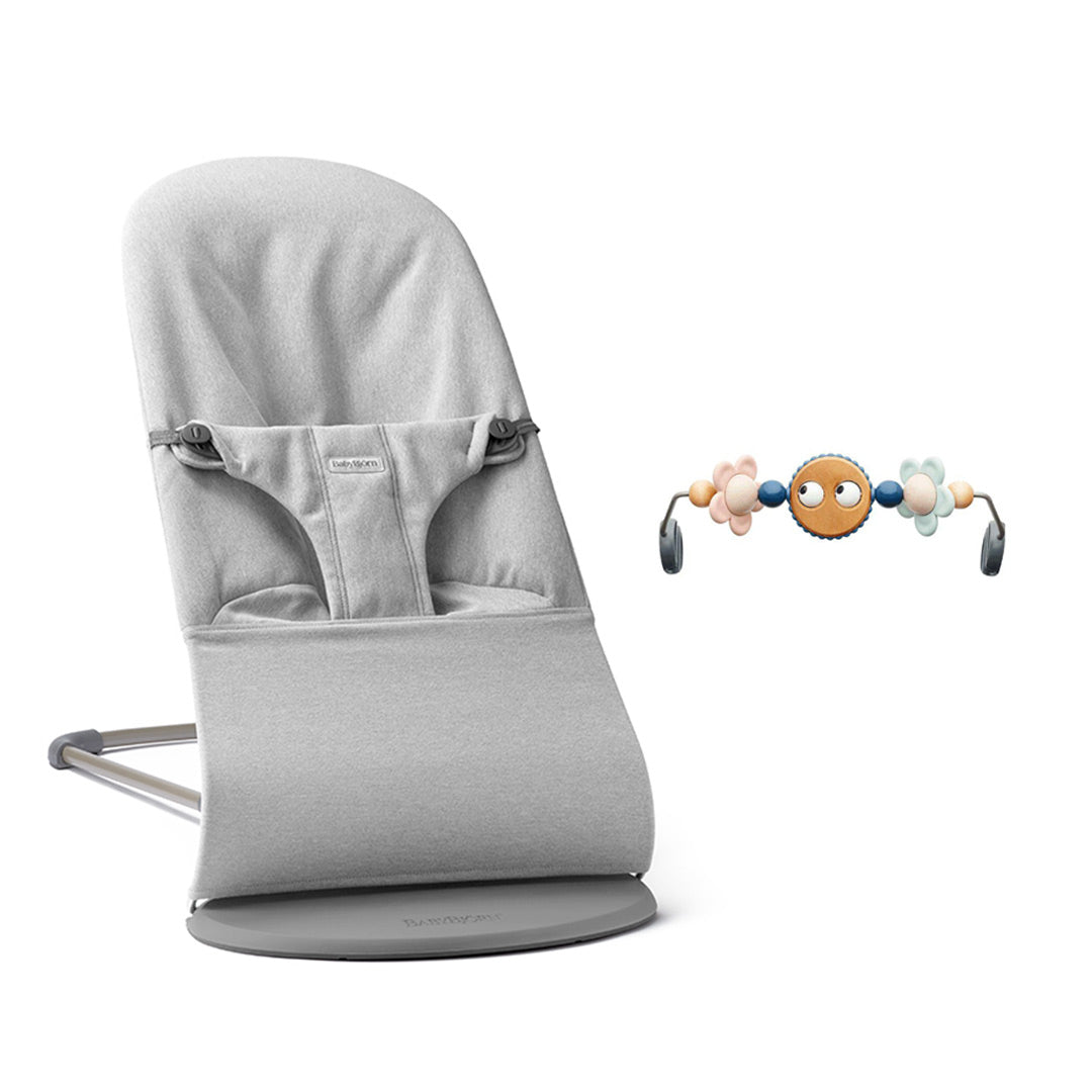 BabyBjörn Bouncer Bliss Woven Mélange - Light Grey