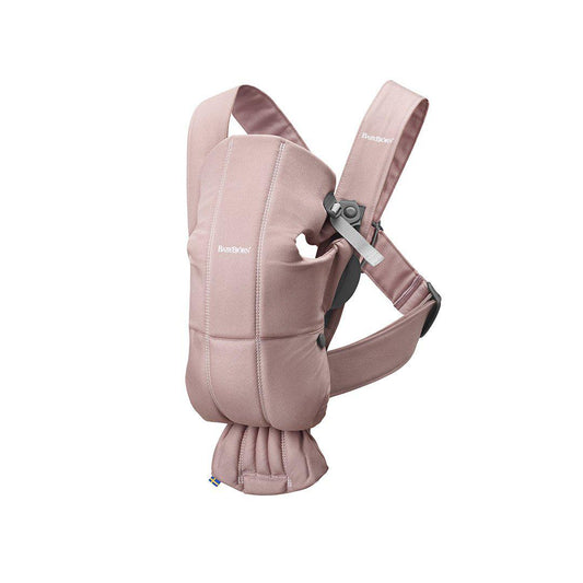 BabyBjörn Baby Carrier Mini - Woven - Dusty Pink