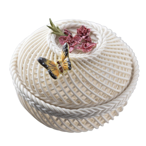 Belleek August Gladiolus Basket
