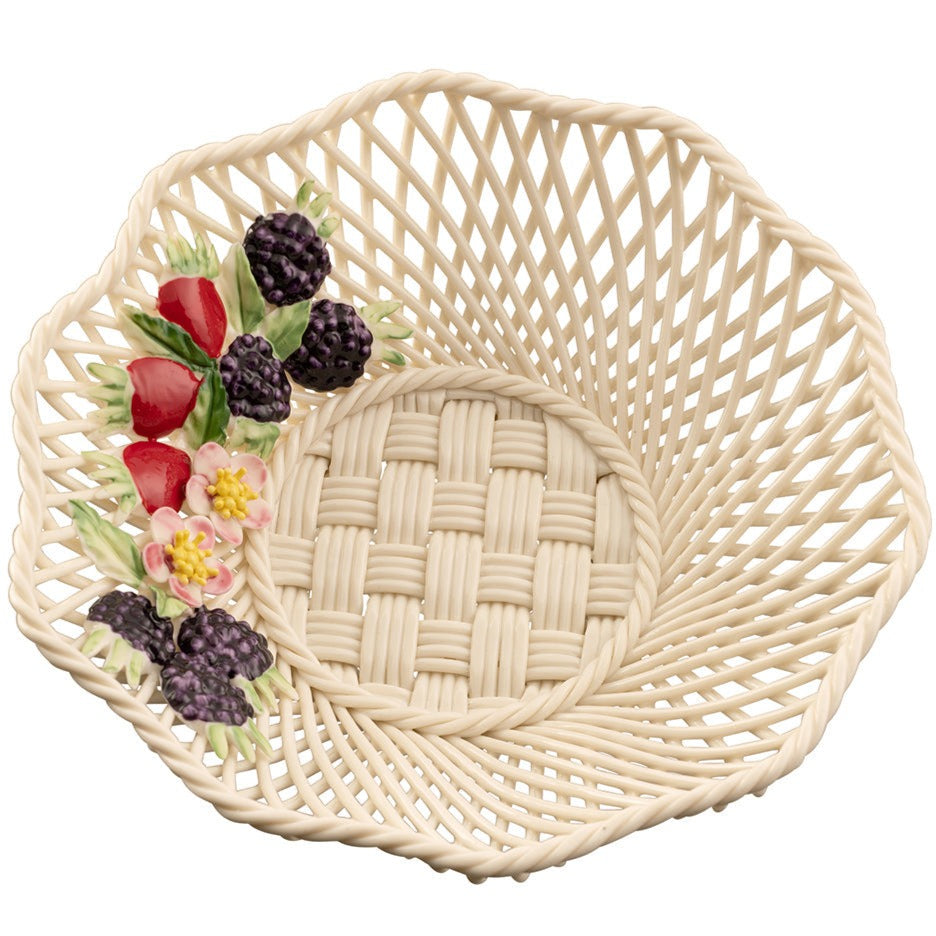 Belleek Autumn Wild Irish Hedgerow Basket