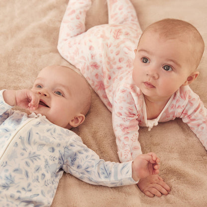 Gruffalo Foxglove Pink Zip-Up Sleepsuit
