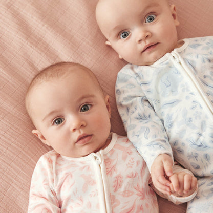 Gruffalo Foxglove Pink Zip-Up Sleepsuit