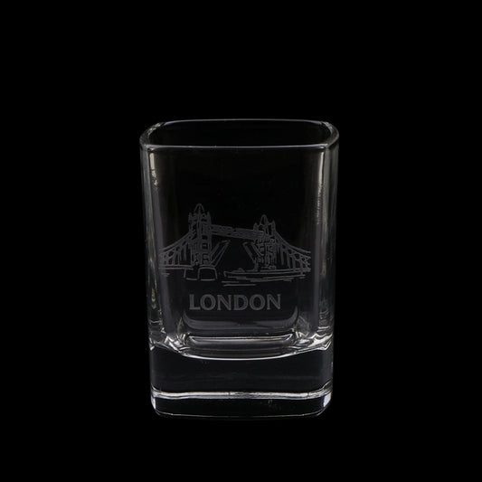 Tower Bridge Square Dram Whisky Glass