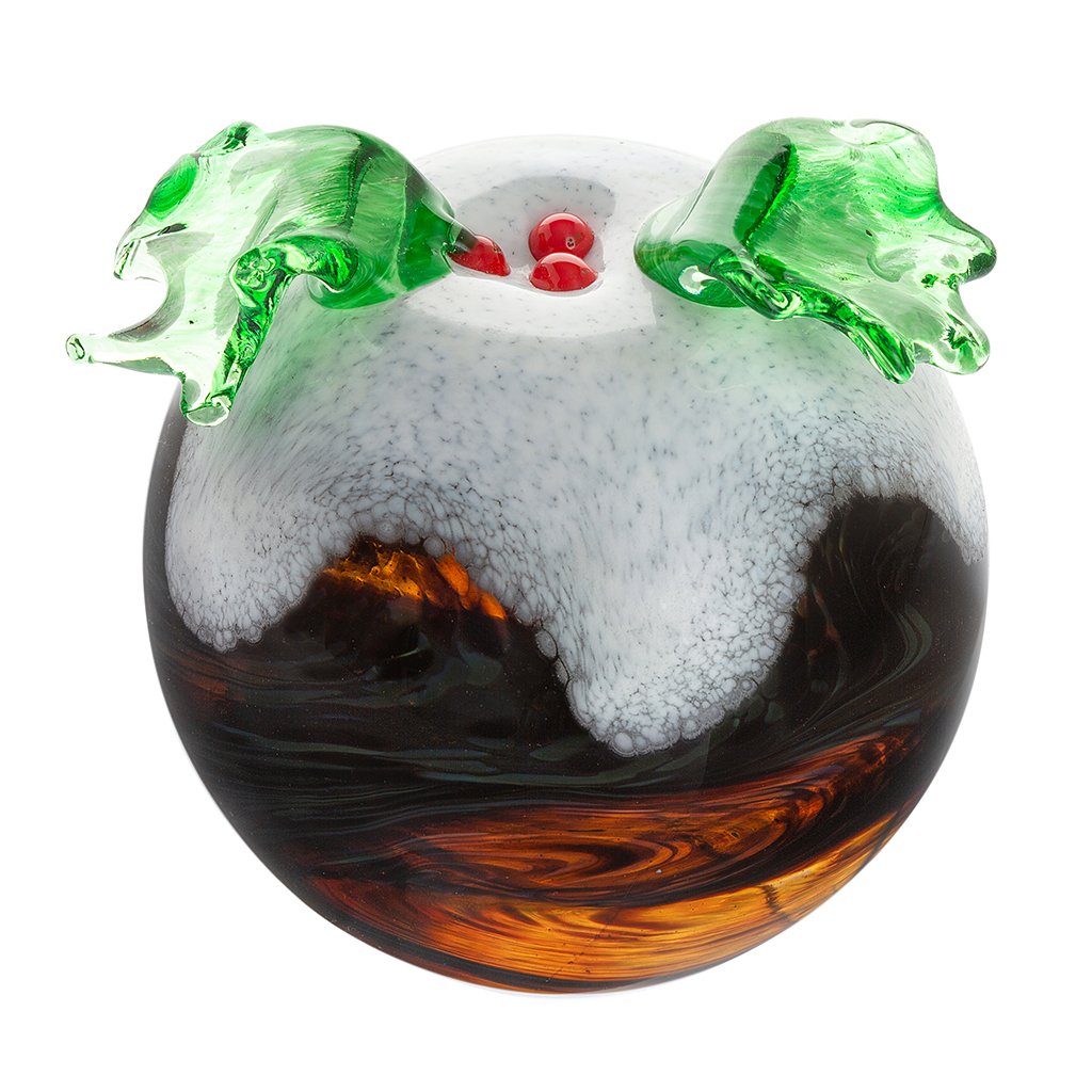 Caithness Glass Christmas Pud