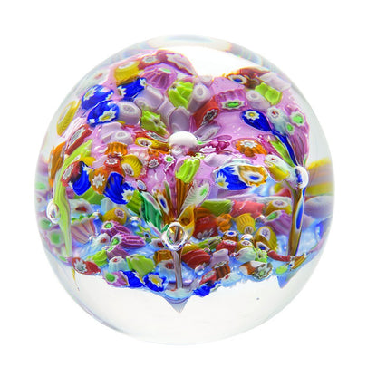 Caithness Glass Millefiori Fingal's Cave Minature Paperweight