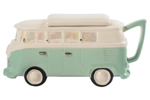 Ceramic Inspirations VW Camper Green Teapot