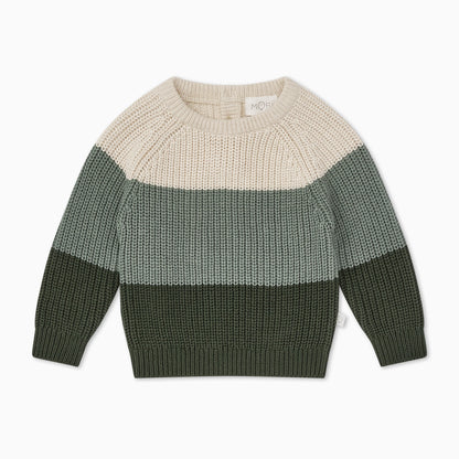 Chunky Knit Colourblock Jumper