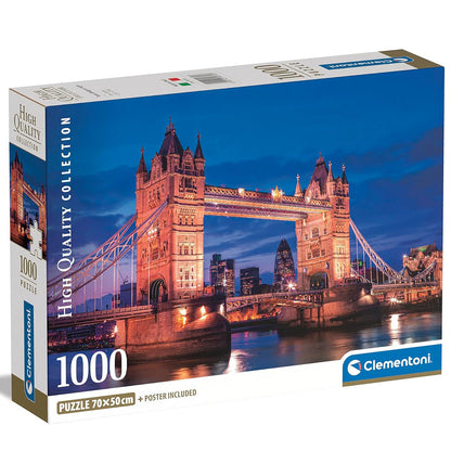 Clementoni Tower Bridge at Night 1000pc Puzzle