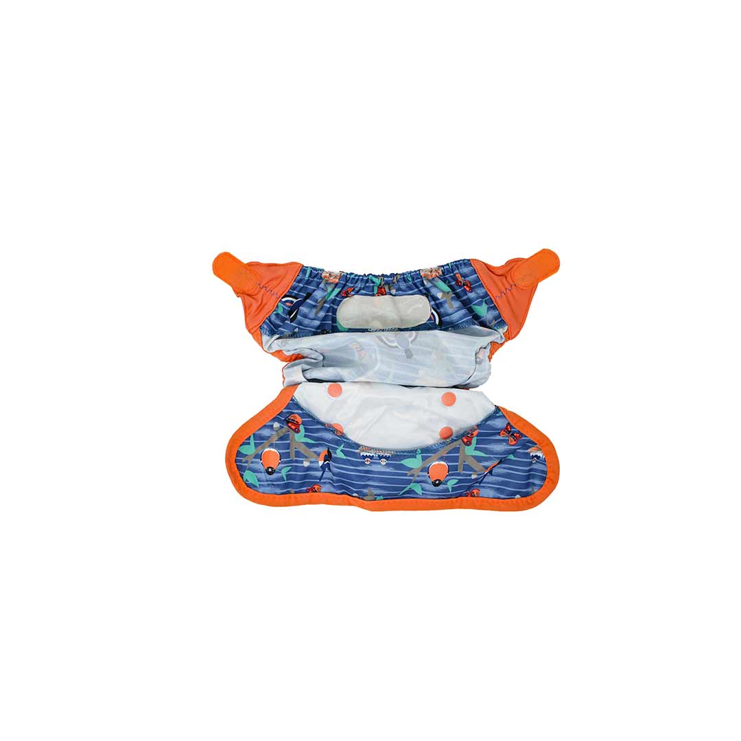 Close Single Aplix Nappy Wrap - Twilight Garden