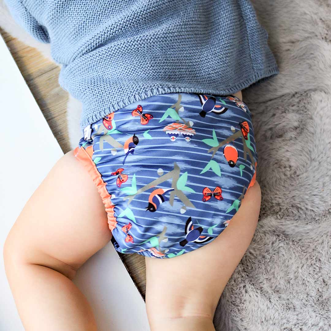 Close Single Aplix Nappy Wrap - Twilight Garden