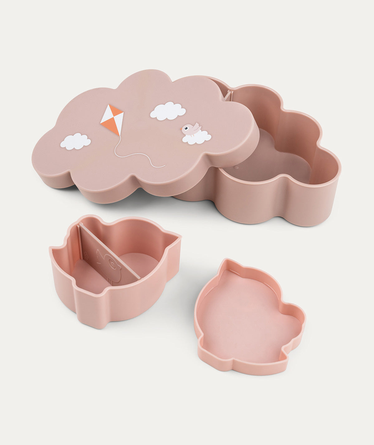 Done By Deer Lunch & Snack Box with straw Bottle Playground Powder