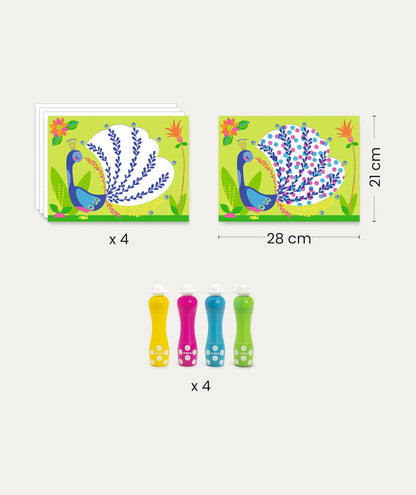 Djeco All about the dots art kit