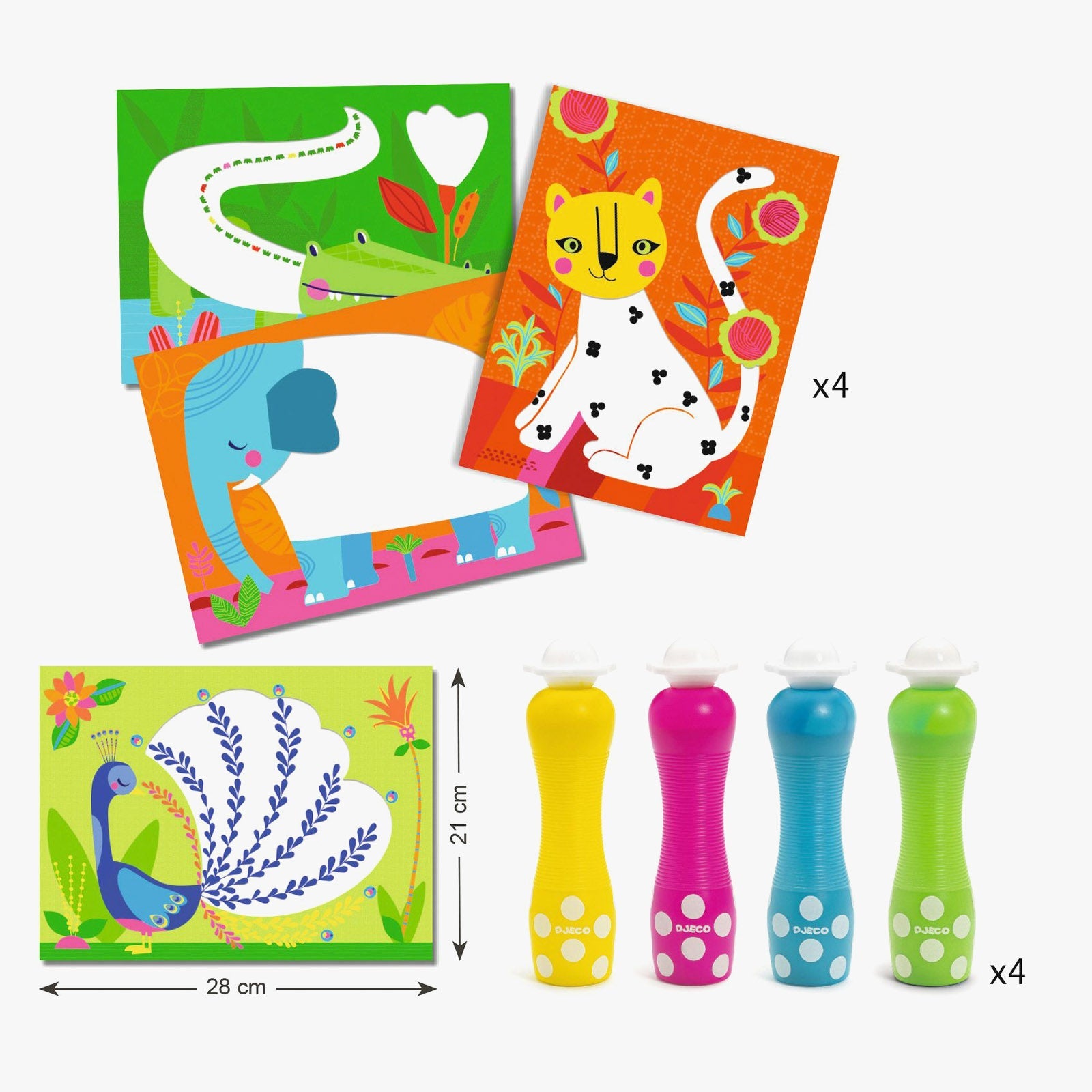 Djeco All about the dots art kit