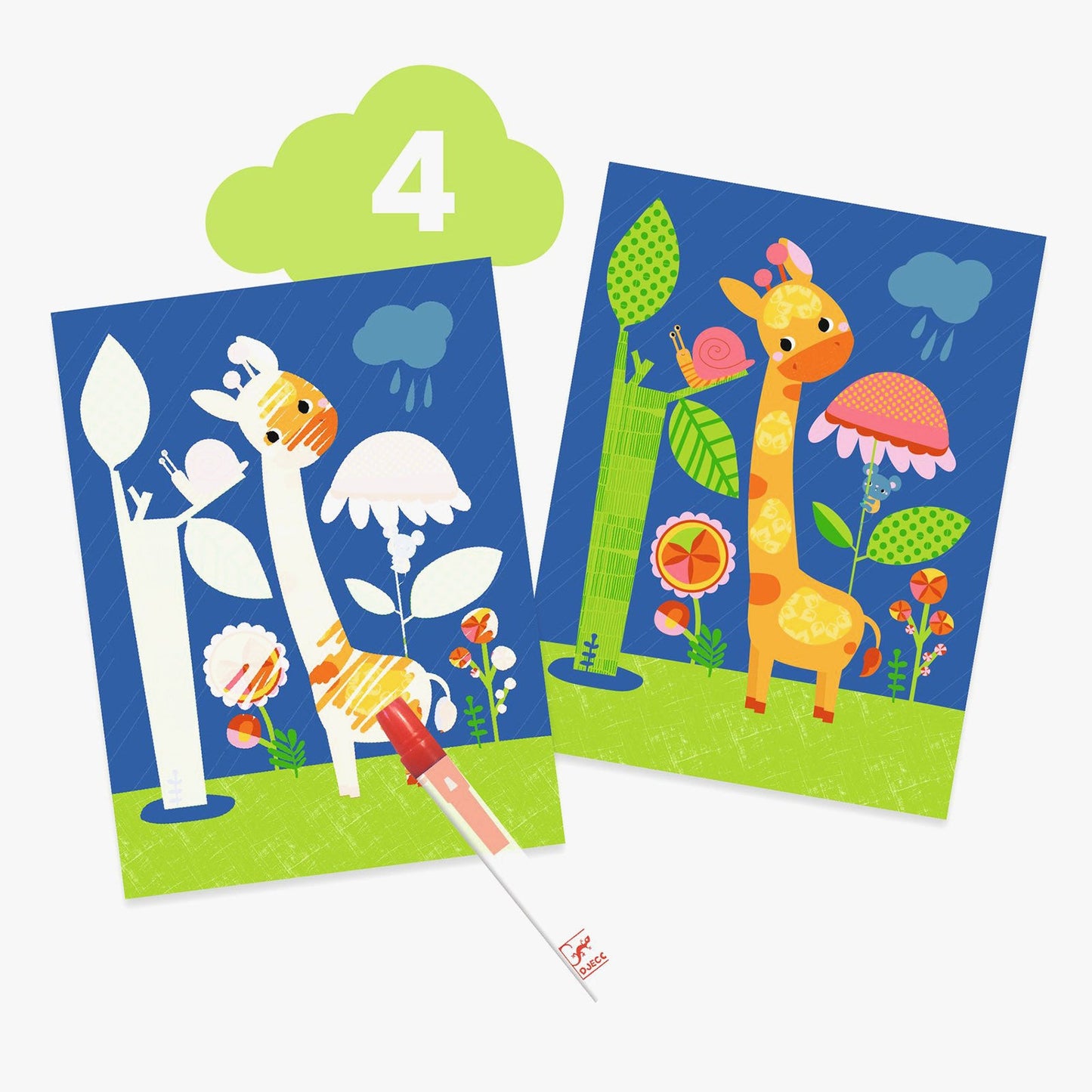 Djeco 6 Crafts Activity Pack The Mouse and His Friends