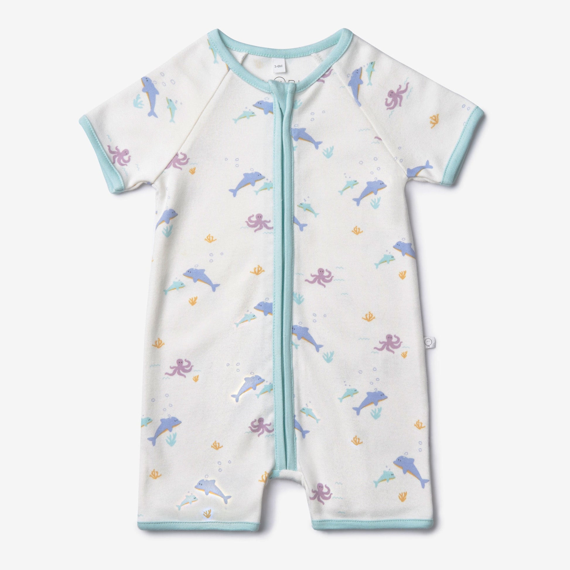 Dolphin Zip Summer Sleepsuit
