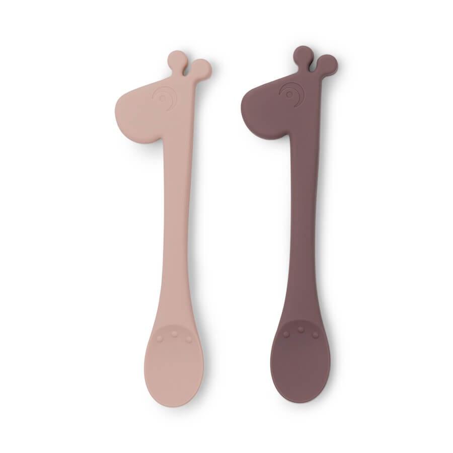 Done by Deer Silicone Raffi Feeding Spoon 2 Pack