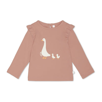 Duck Frilled Long Sleeve Top