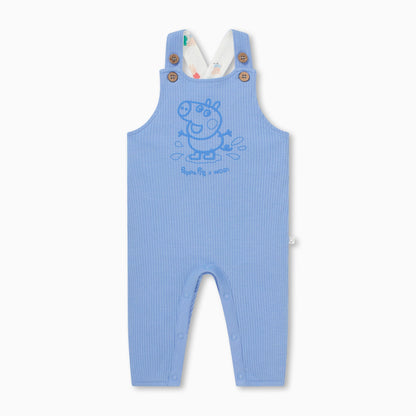 George Pig Ribbed Dungarees