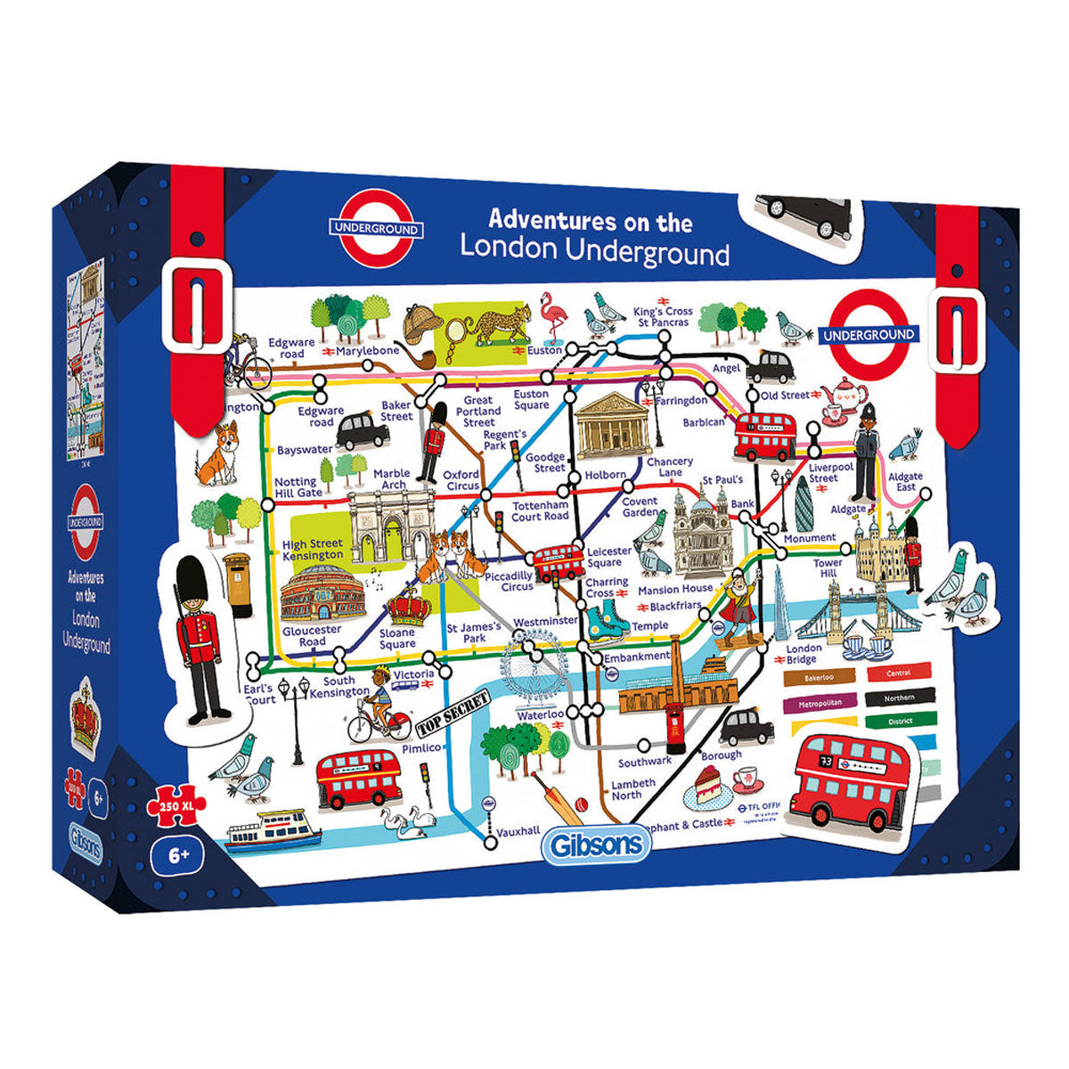 Gibsons Adventures On The London Underground 250XLpc Puzzle