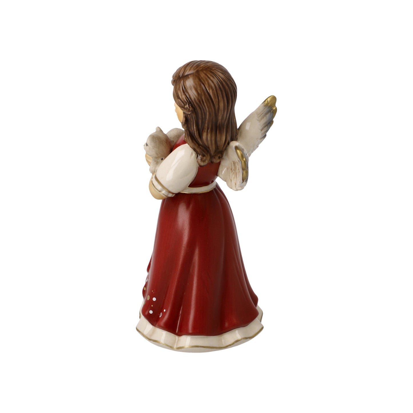 Goebel Cuddle Time Angel Bordeaux