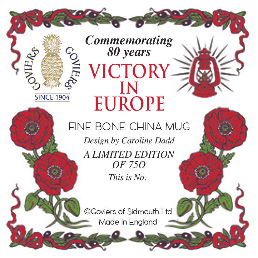 Goviers Exclusive 80th Anniversary of VE Day Mug