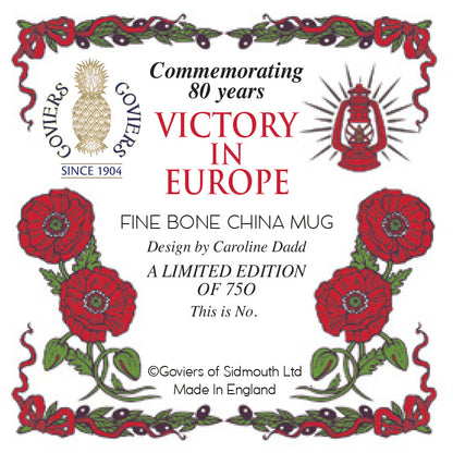 Goviers Exclusive 80th Anniversary of VE Day Mug