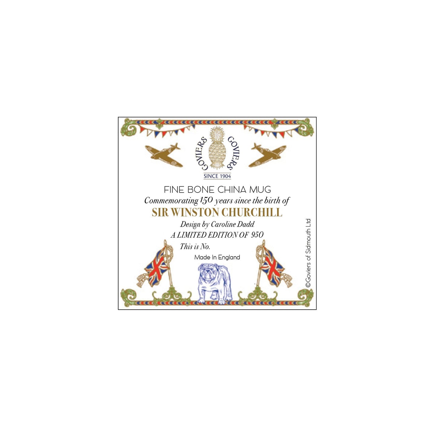 Goviers Sir Winston Churchill Mug