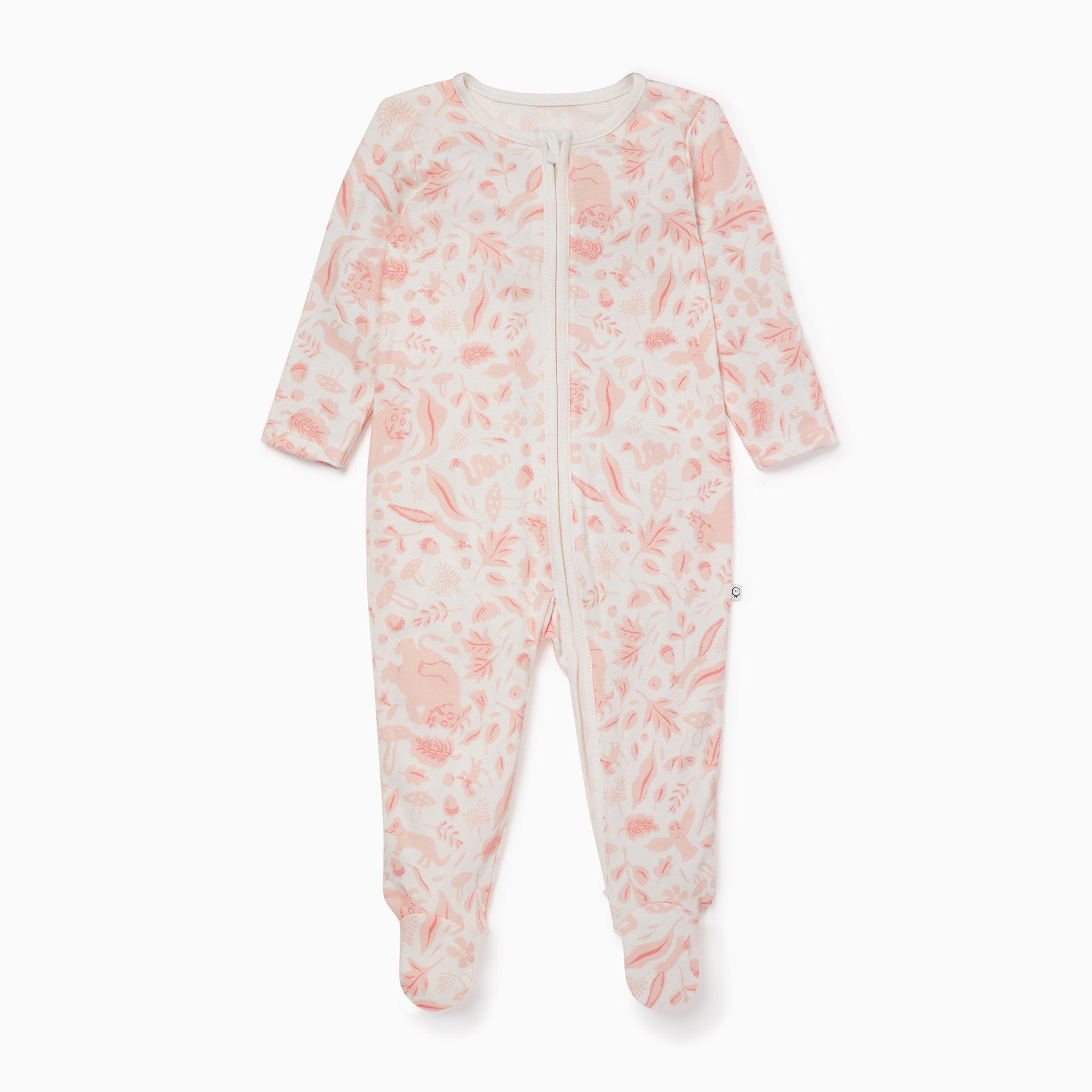 Gruffalo Foxglove Pink Zip-Up Sleepsuit