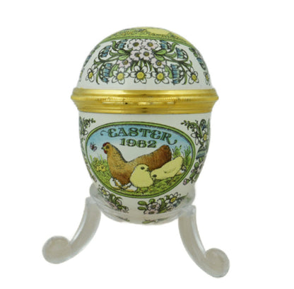 Halcyon Days 1982 Easter Egg The Easter Chicks