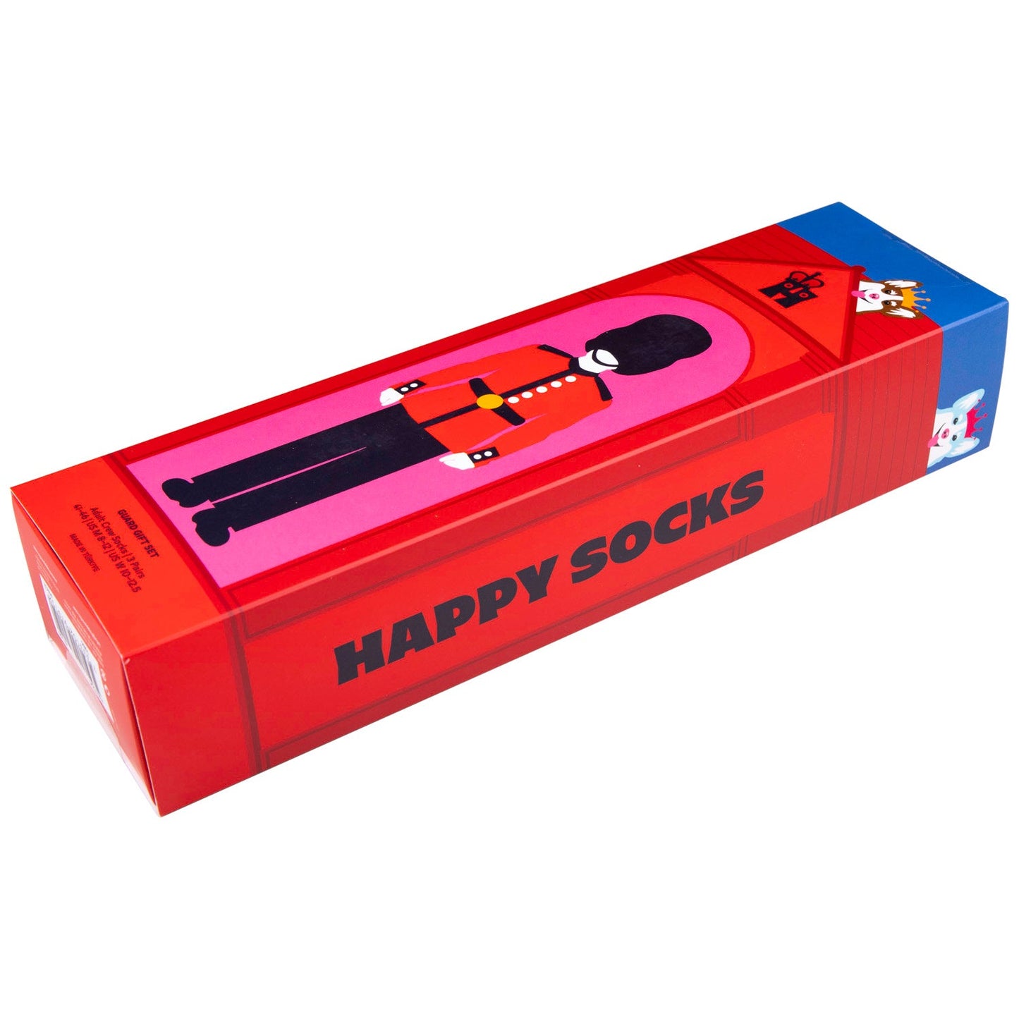 Happy Socks 3 Pack Guard Socks Gift Set - London Edition - 41-46