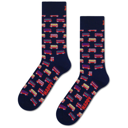 Happy Socks 3 Pack Guard Socks Gift Set - London Edition - 41-46