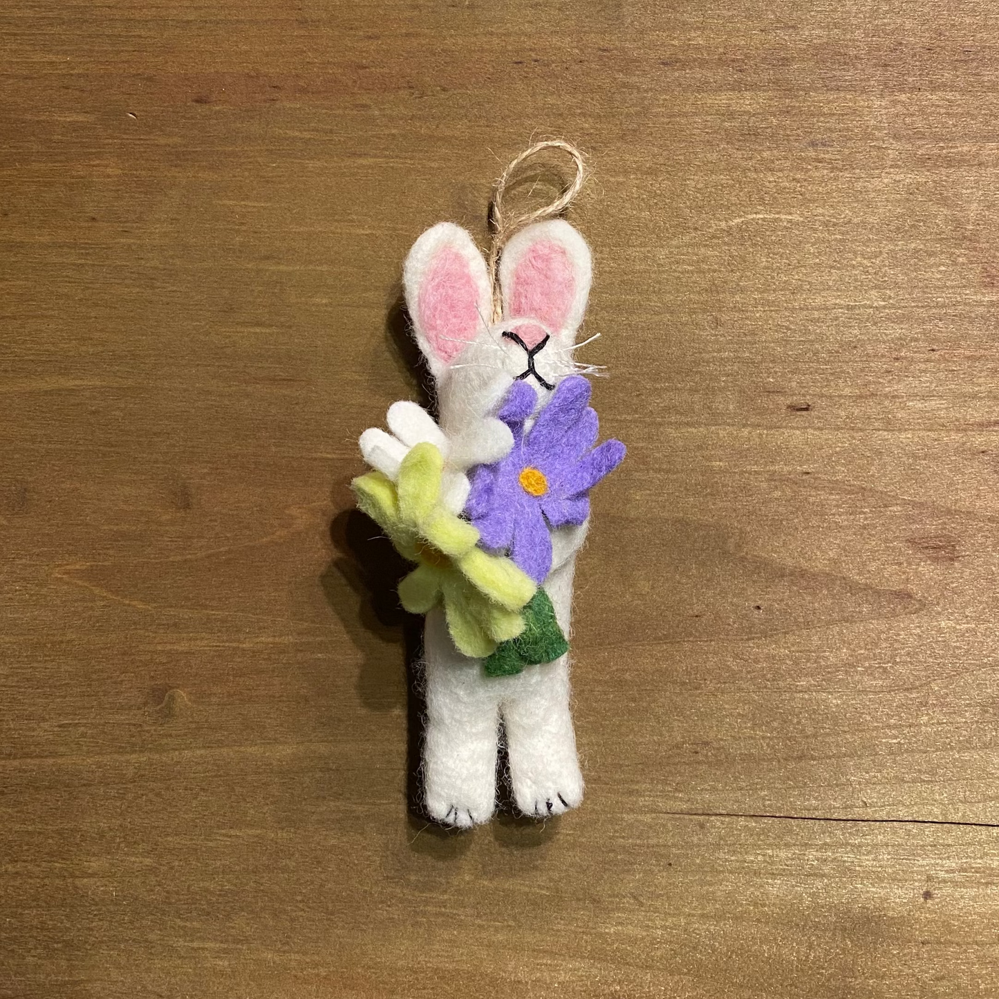Bunny with glasses & baskets