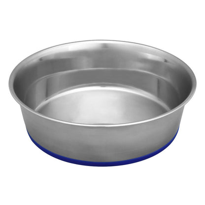 Non-Skid Stainless Steel Dishes