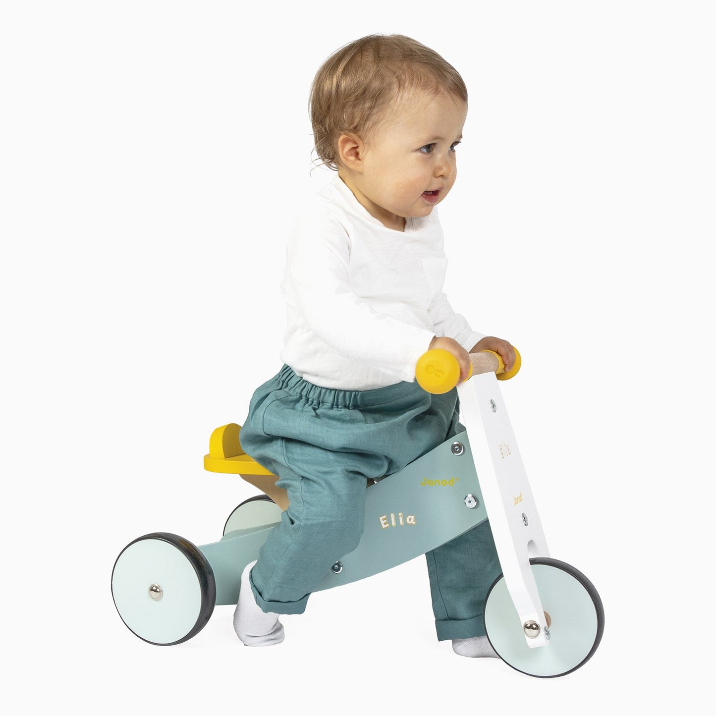Janod Wooden Ride On - Happy Garden