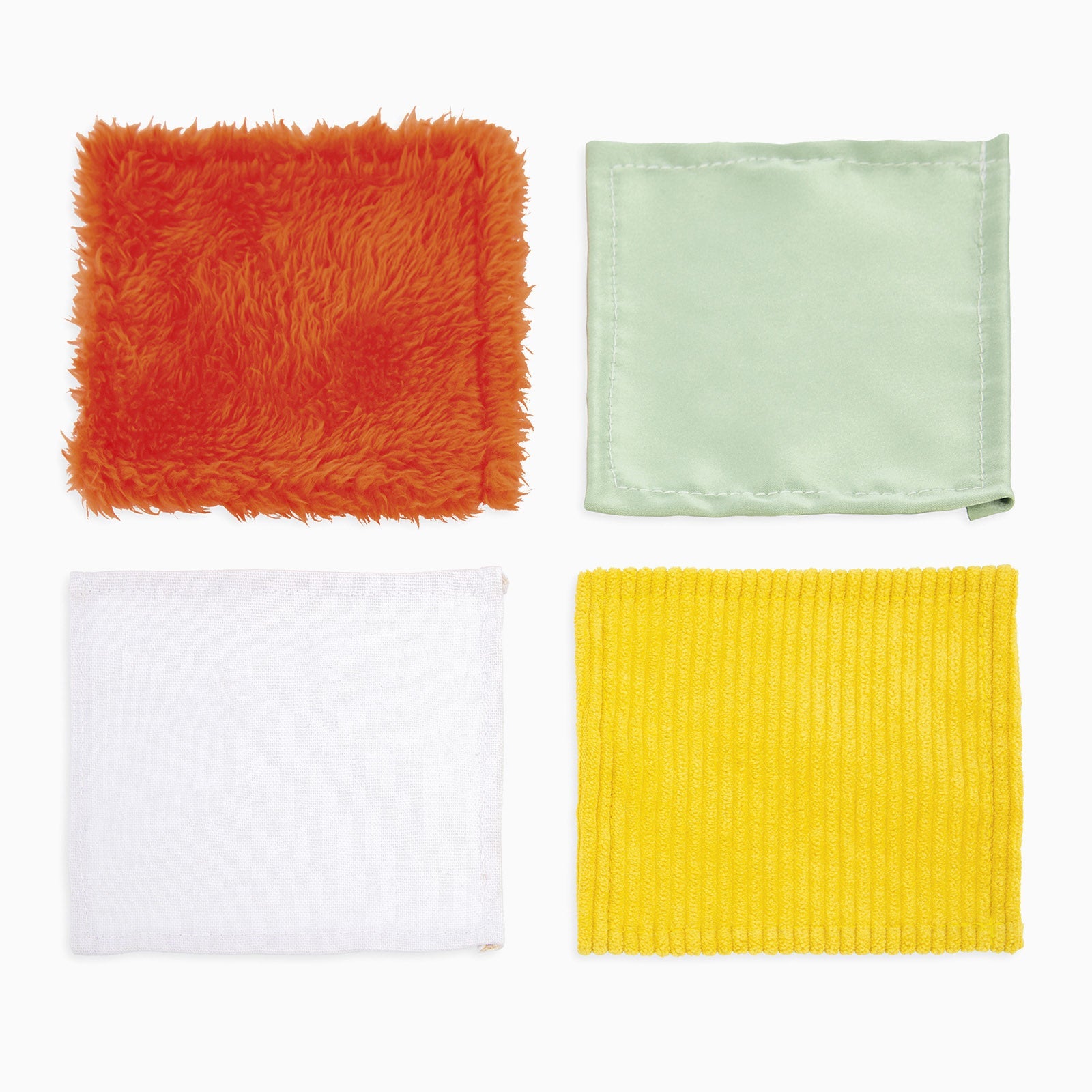 Janod Shape Sorter With Fabric - Pure
