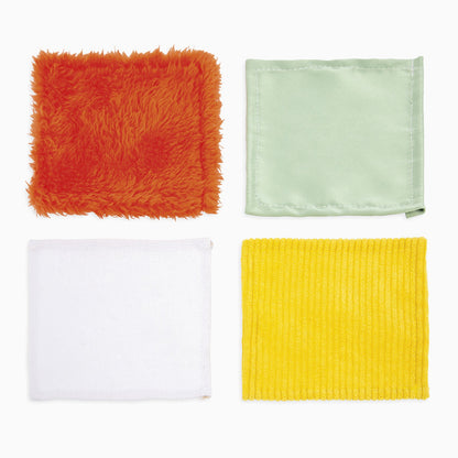 Janod Shape Sorter With Fabric - Pure