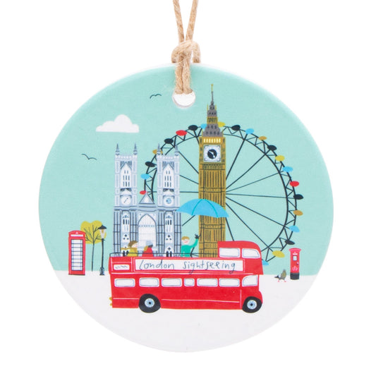 Jessica Hogarth Hanging Decoration Bus & London Eye