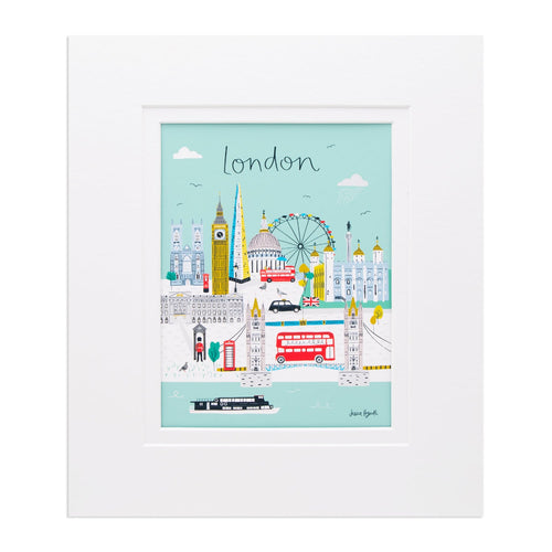 Jessica Hogarth London Skyline Small Print 10" x 12"