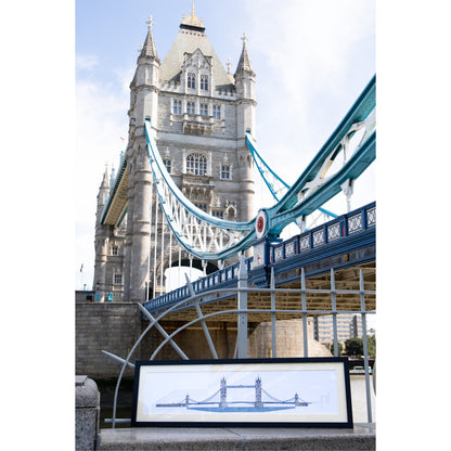 Katherine Jones Tower Bridge Print - Limited & Signed - 36 x 7.5 Inches - Rolled in Tube