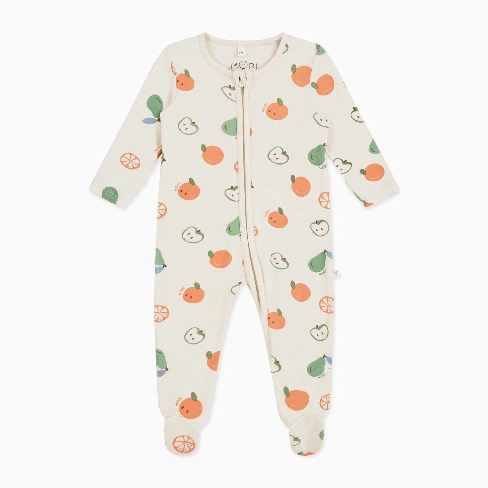 Fruit Print Clever Zip Sleepsuit