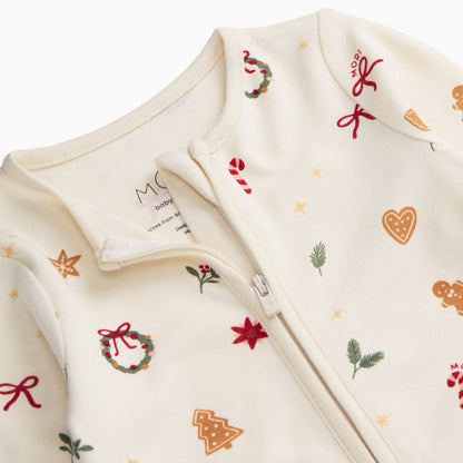 Christmas Clever Zip Sleepsuit