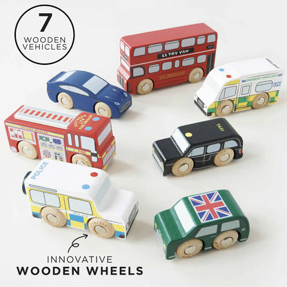 Le Toy Van London Car Set Wooden Toys