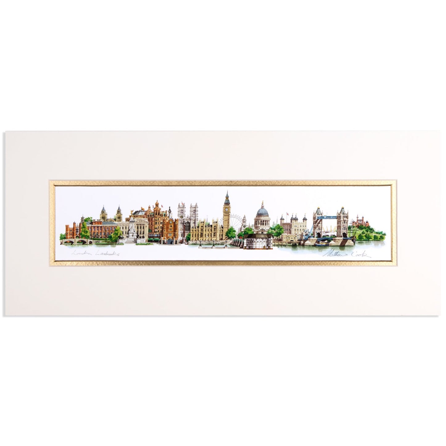 London Landmark Mounted Print