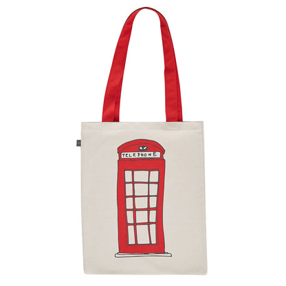 Victoria Eggs London Bus & Telephone Canvas Tote Bag