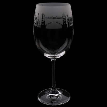 London Skyline Milford Wine Glass