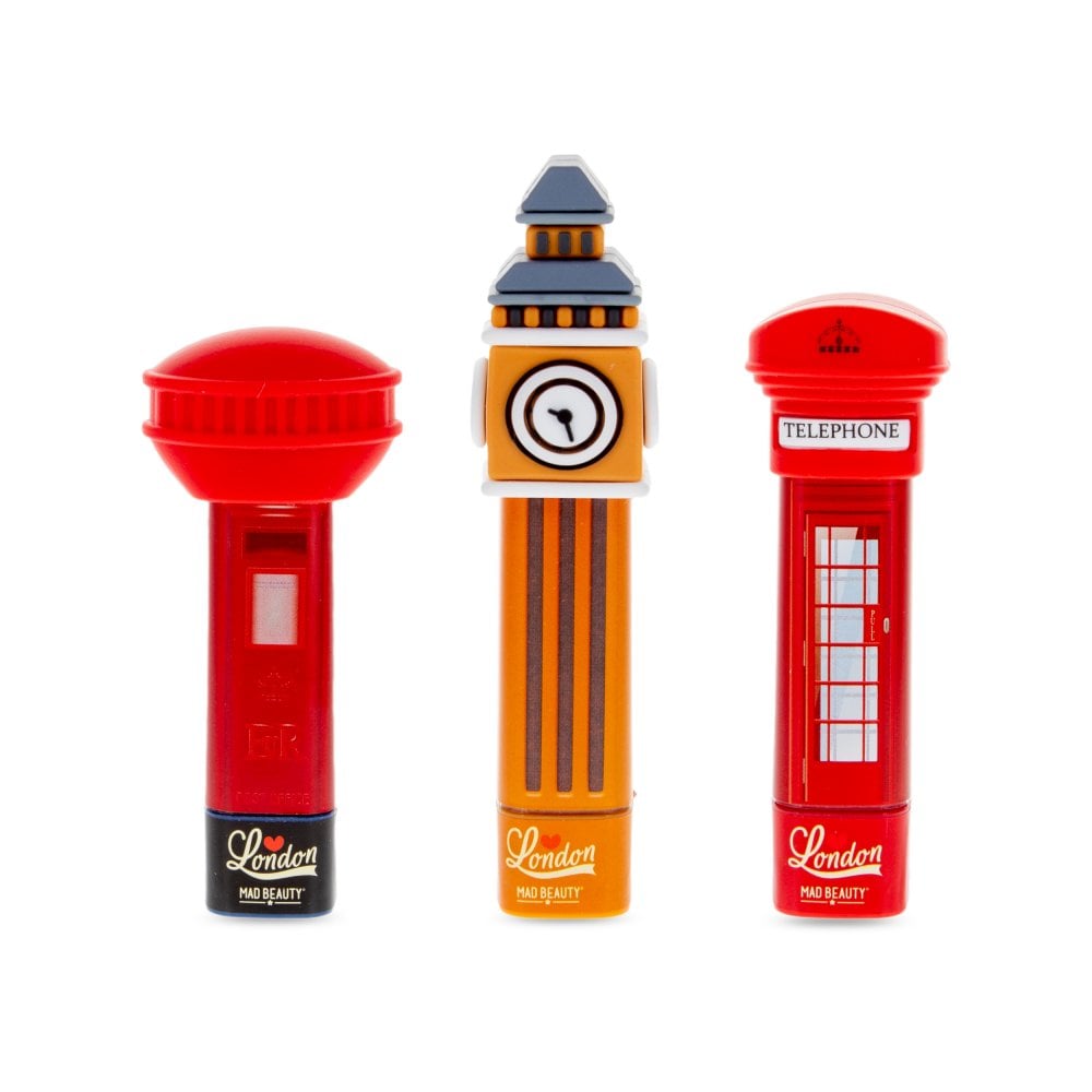 Mad Beauty London Lip Balms Box