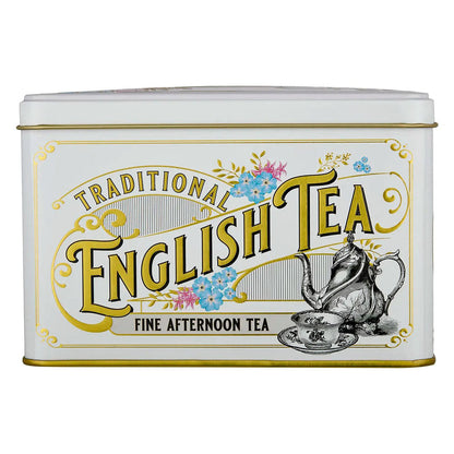 New English Teas - Vintage Victorian Ivory Tea Tin