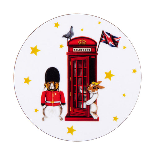 Peckish Goose Telephone Box Coaster