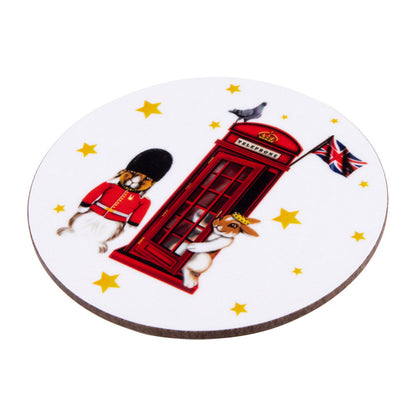 Peckish Goose Telephone Box Coaster