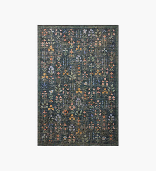 Edinburgh Campbell Power Loomed Rug - Navy